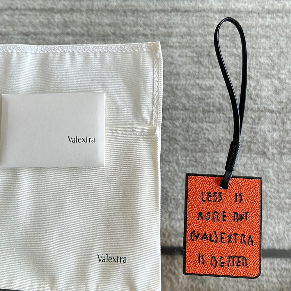Valextra bag charm